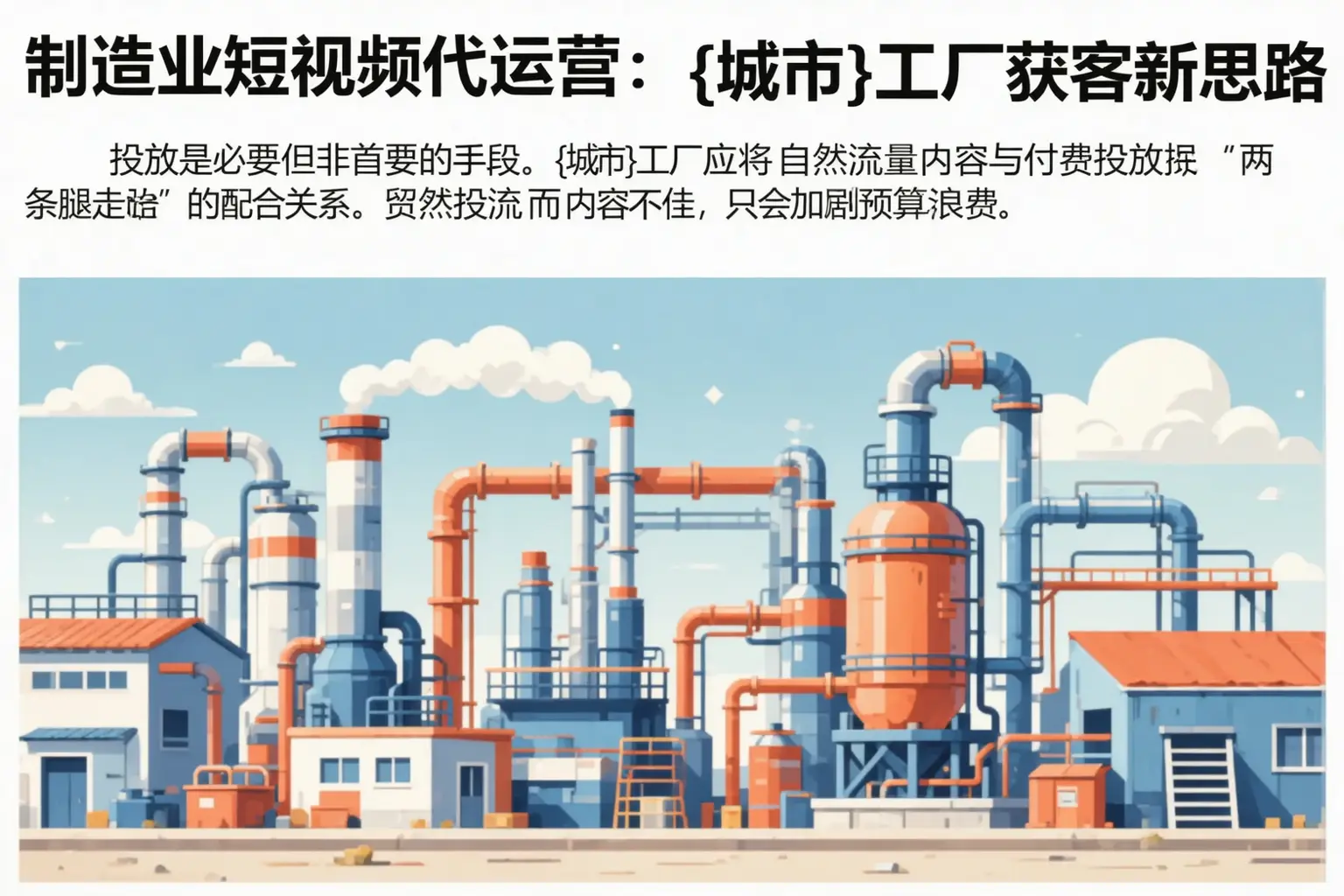 制造业短视频代运营：平阳工厂获客新思路